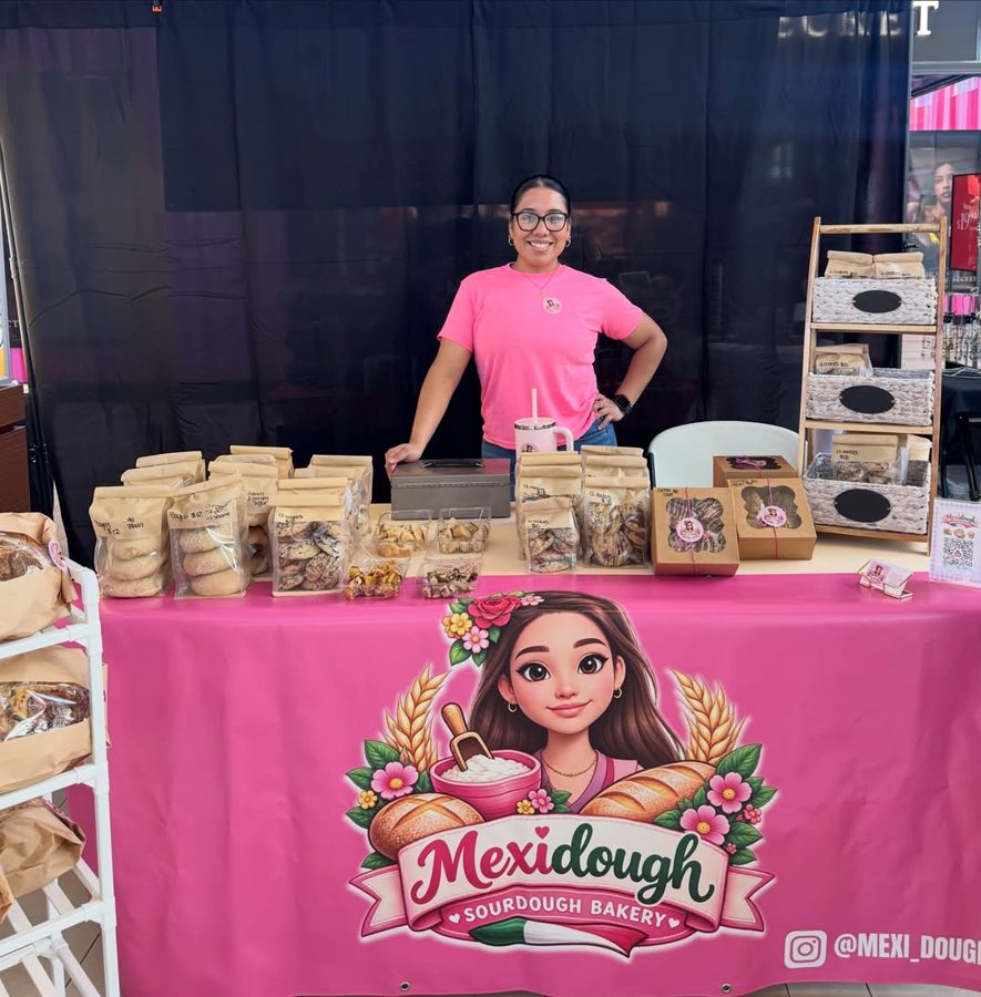 The Mexi Dough booth at a market